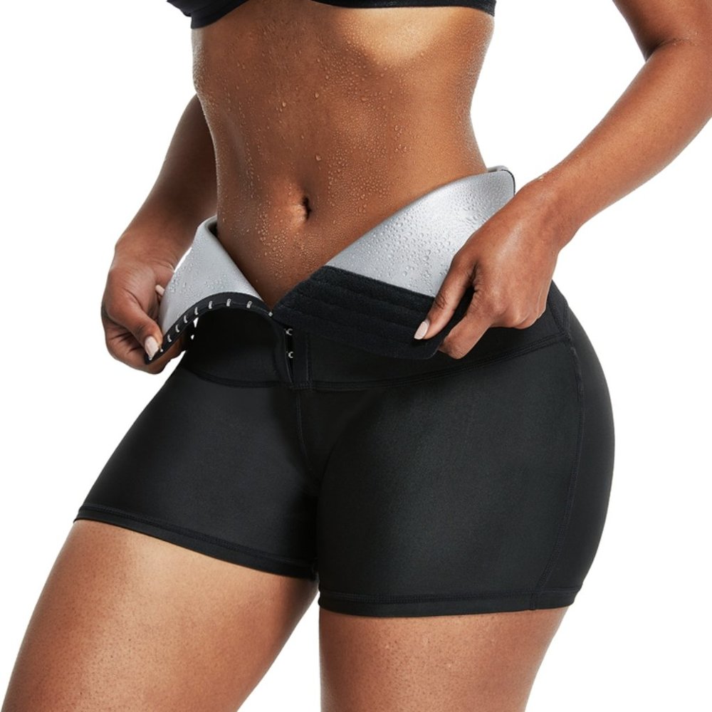 Snobwear Neoprene Gym Sweat Shorts